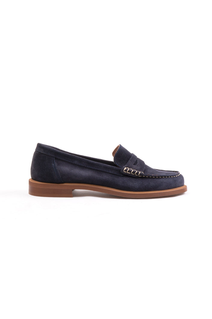michele lopriore elsa navy suede