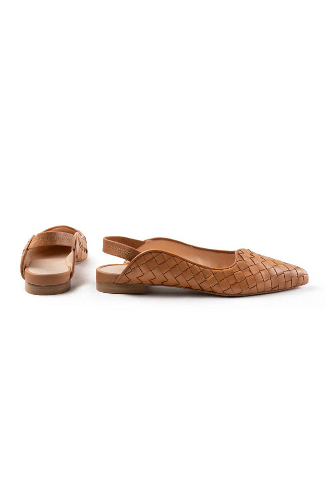 michele lopriore ivette flats tan leather
