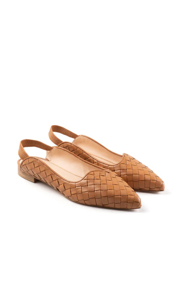 michele lopriore ivette flats tan leather