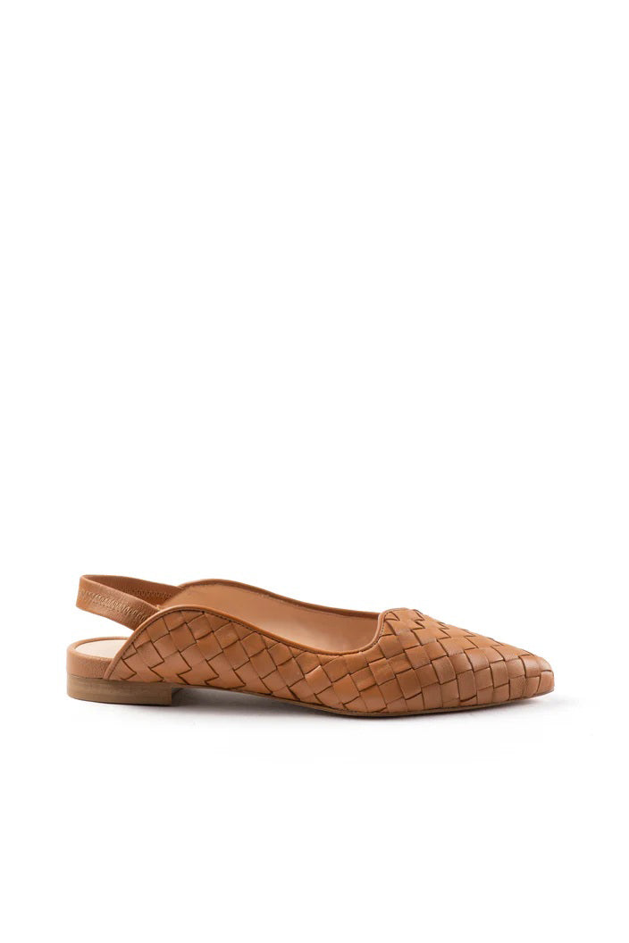 michele lopriore ivette flats tan leather