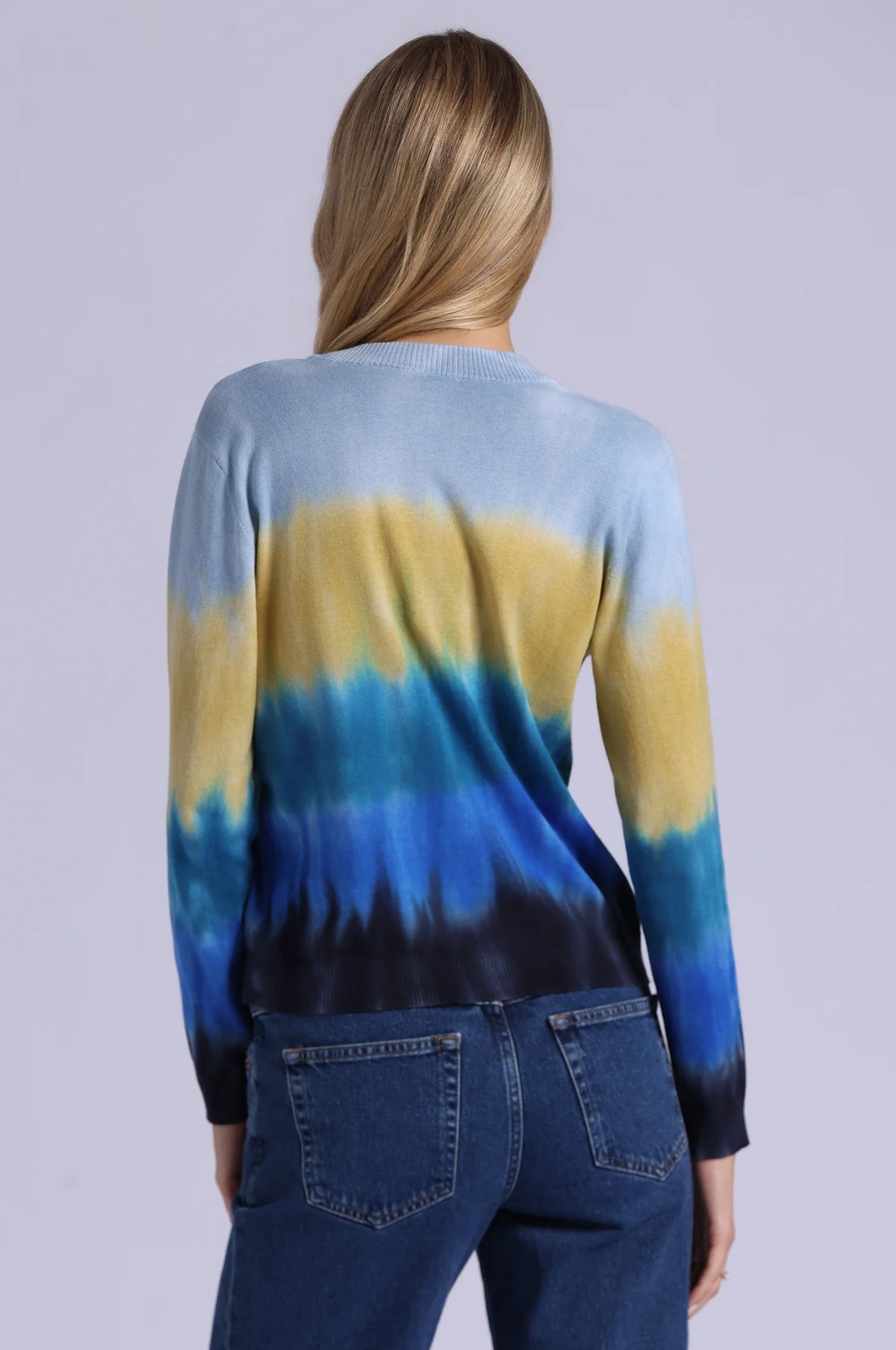 minnie rose ombre gradient cardigan cool combo