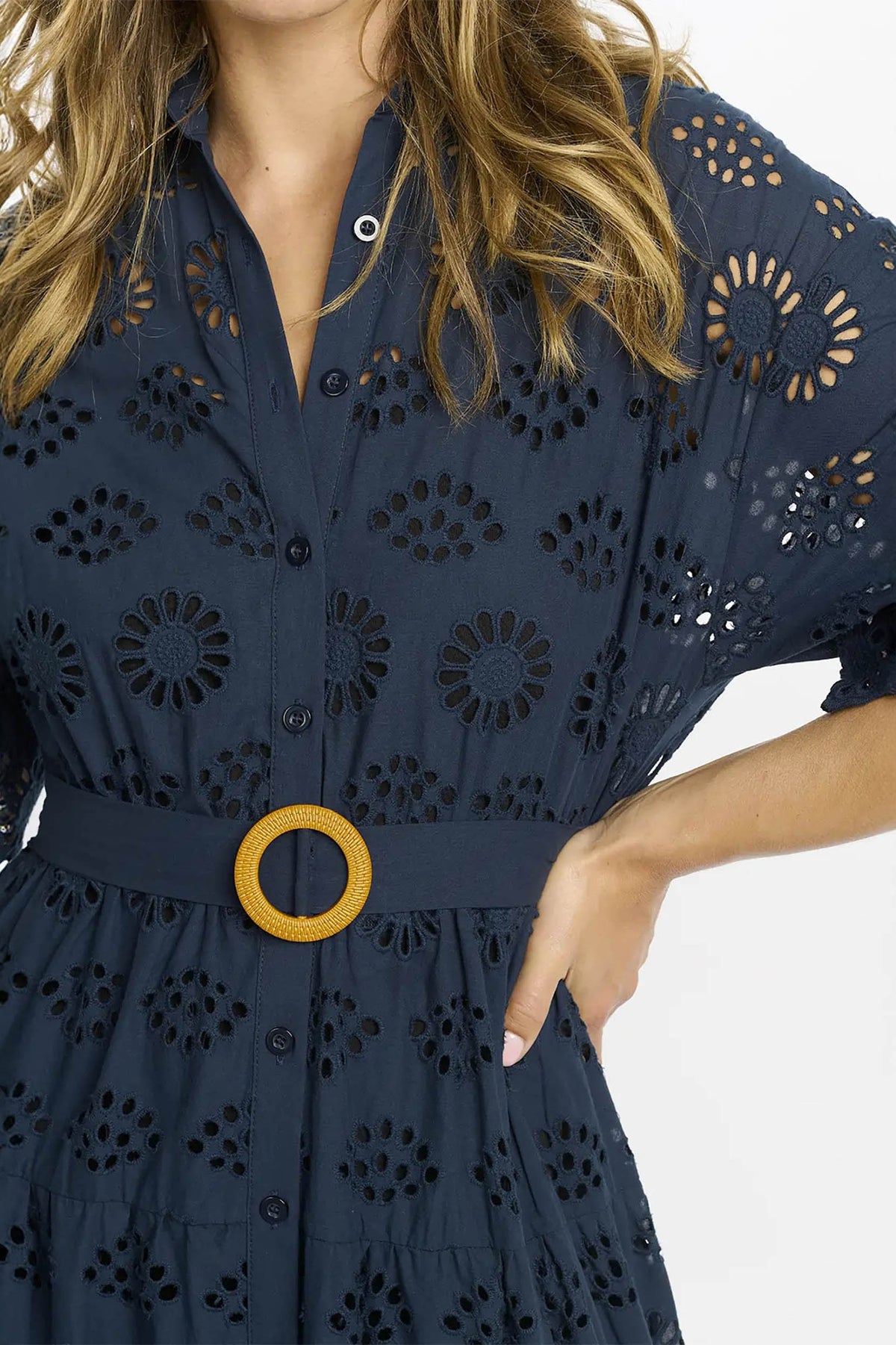 miss june apoline dress navy