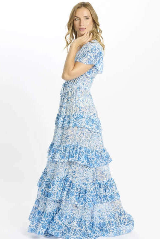 miss june celia dress blue