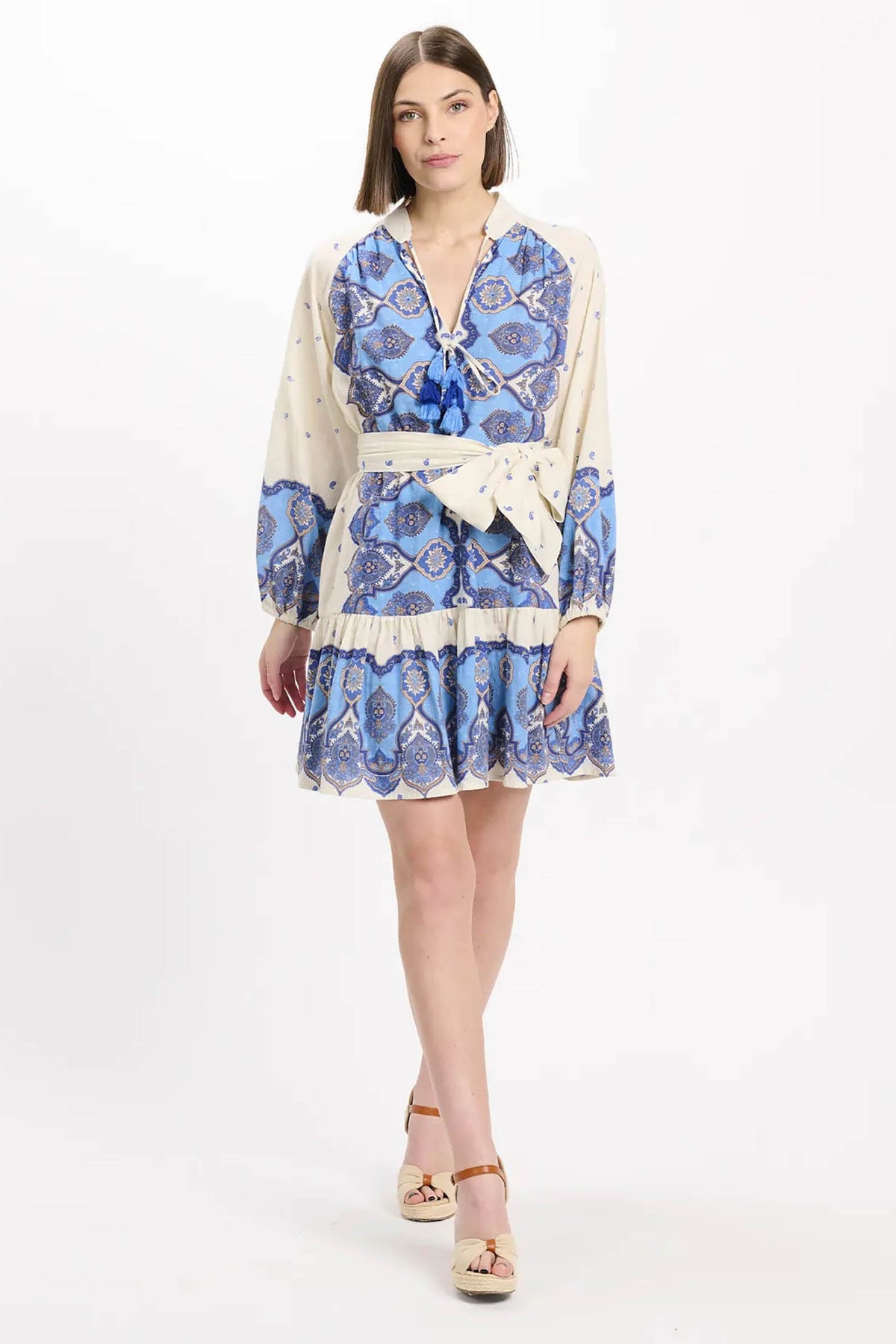 miss june danae dress blue