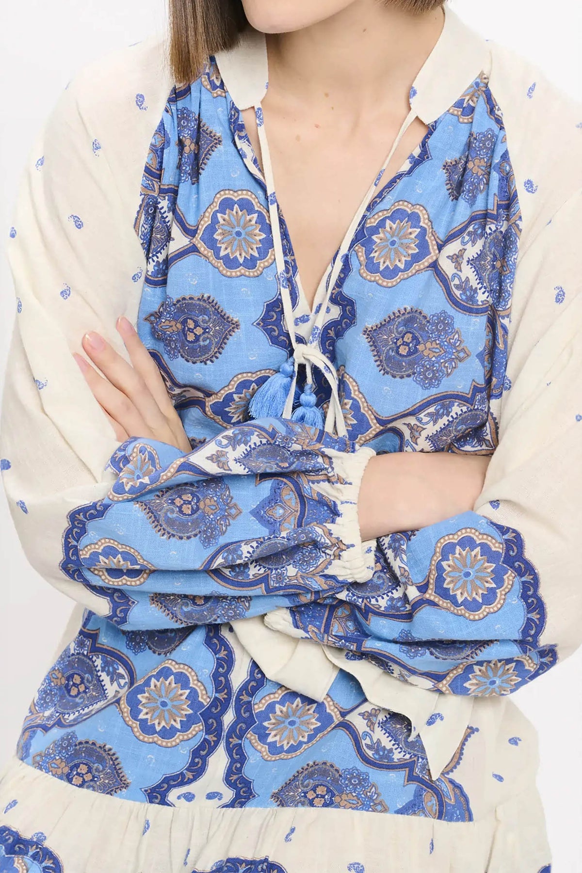 miss june danae dress blue