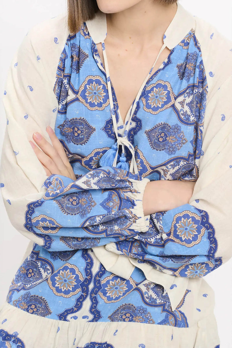 miss june danae dress blue