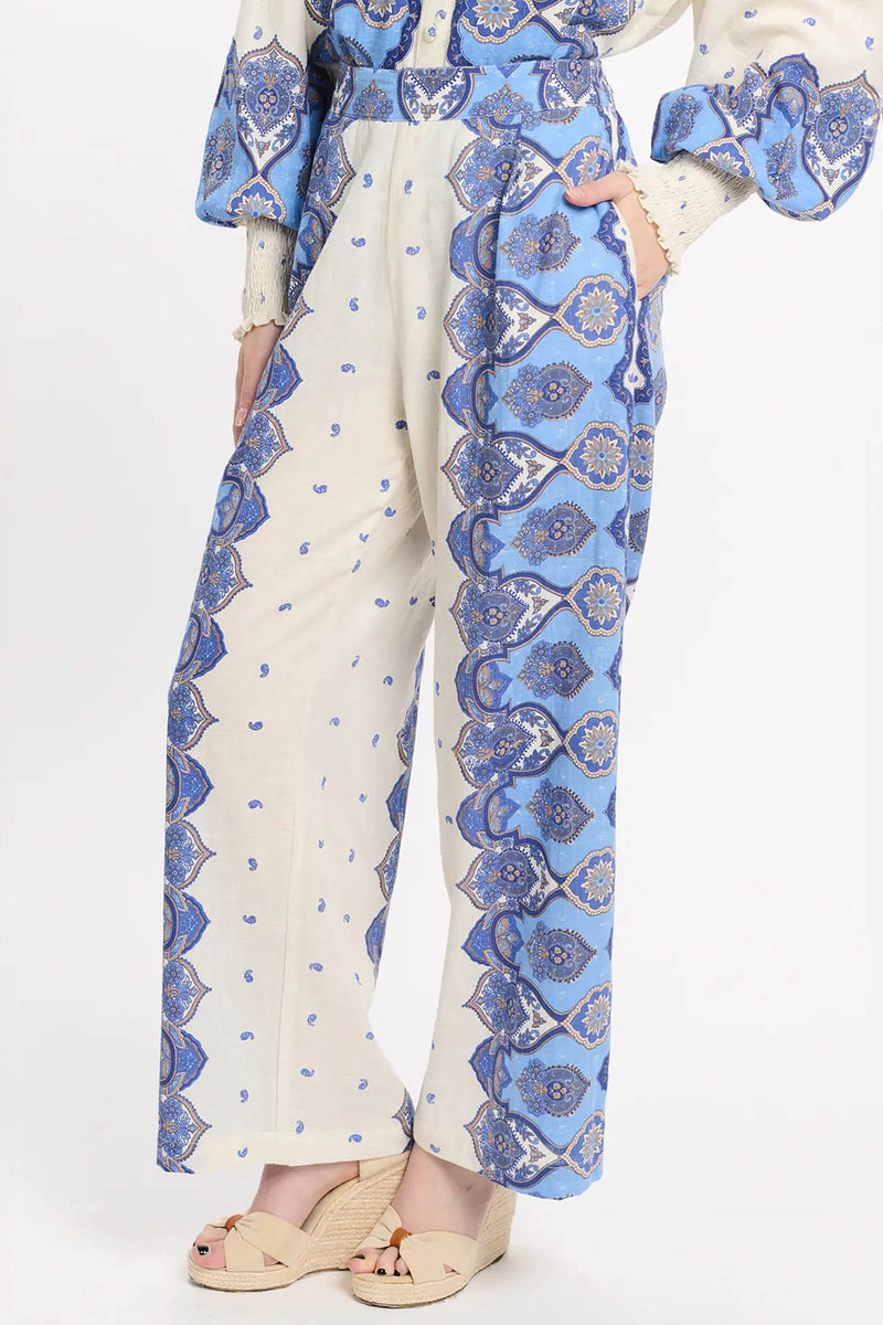 miss june tais pant blue