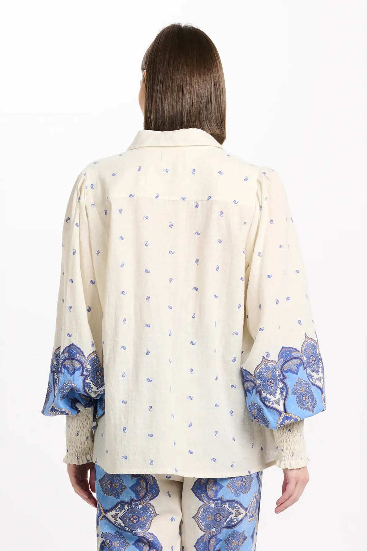 miss june viki shirt blue