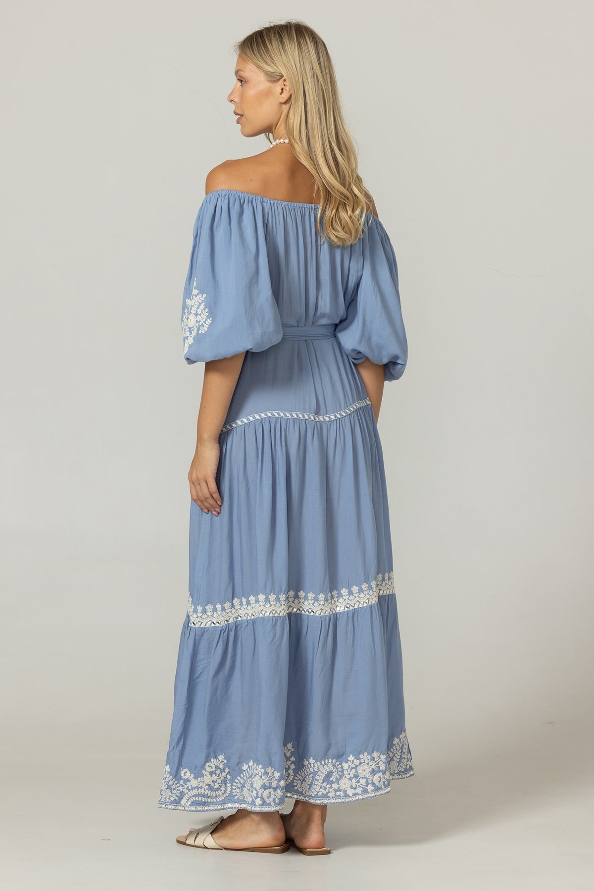 miss june zaya dress blue