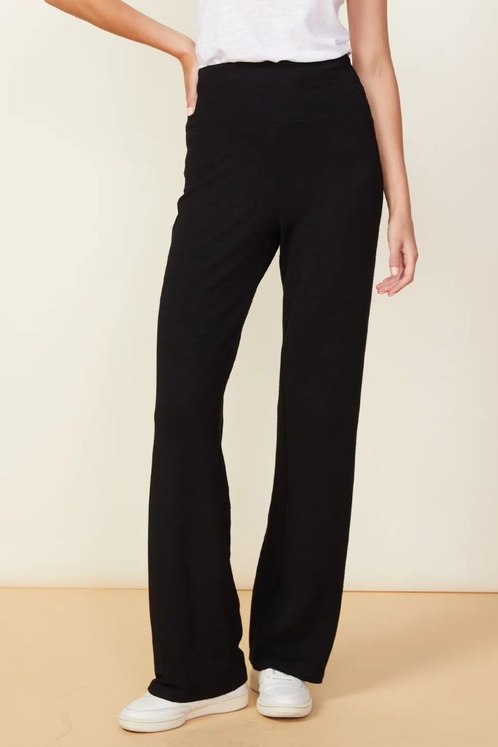 monrow supersoft flare pants black