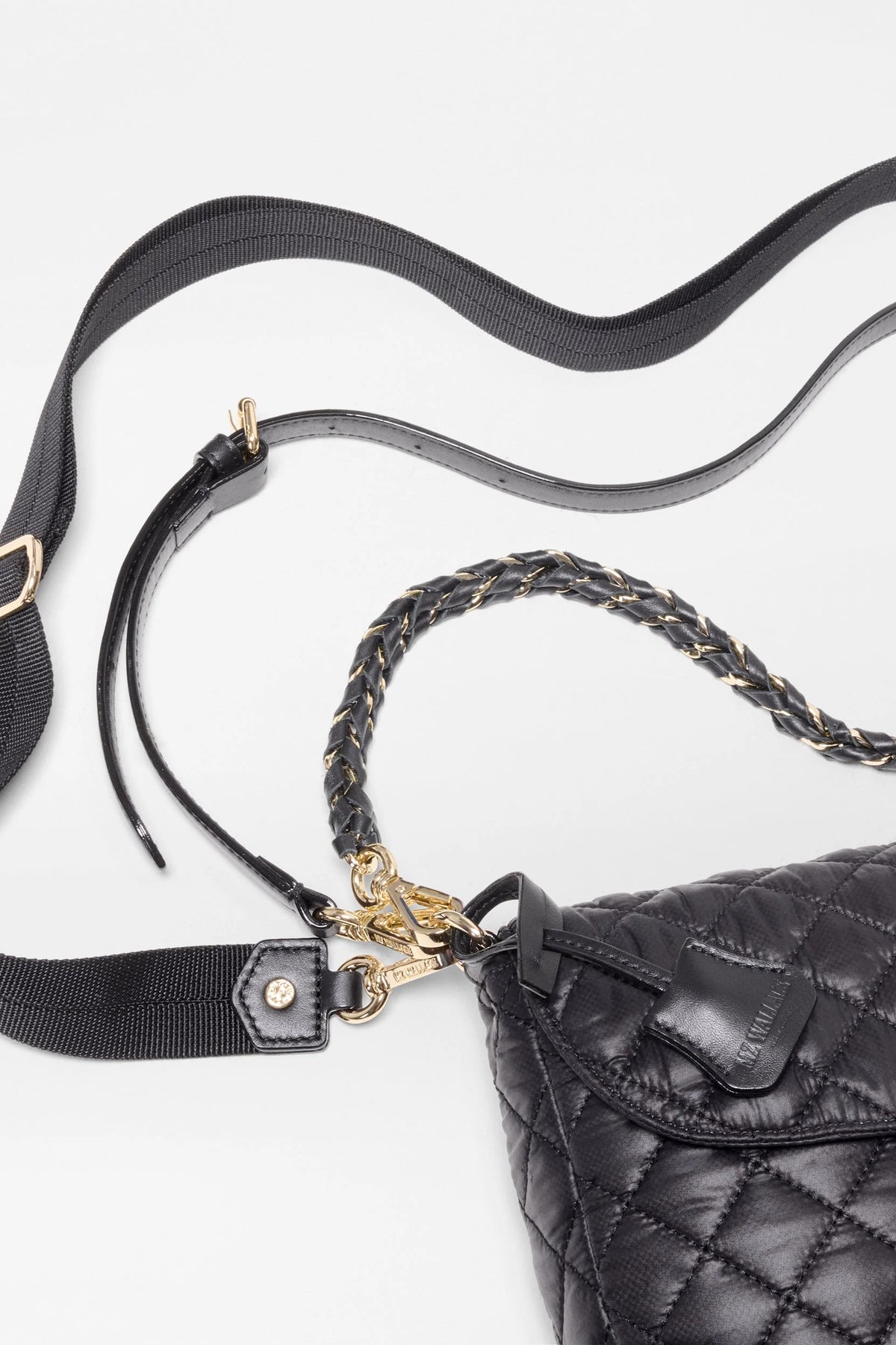 mz wallace black crosby lock saddle