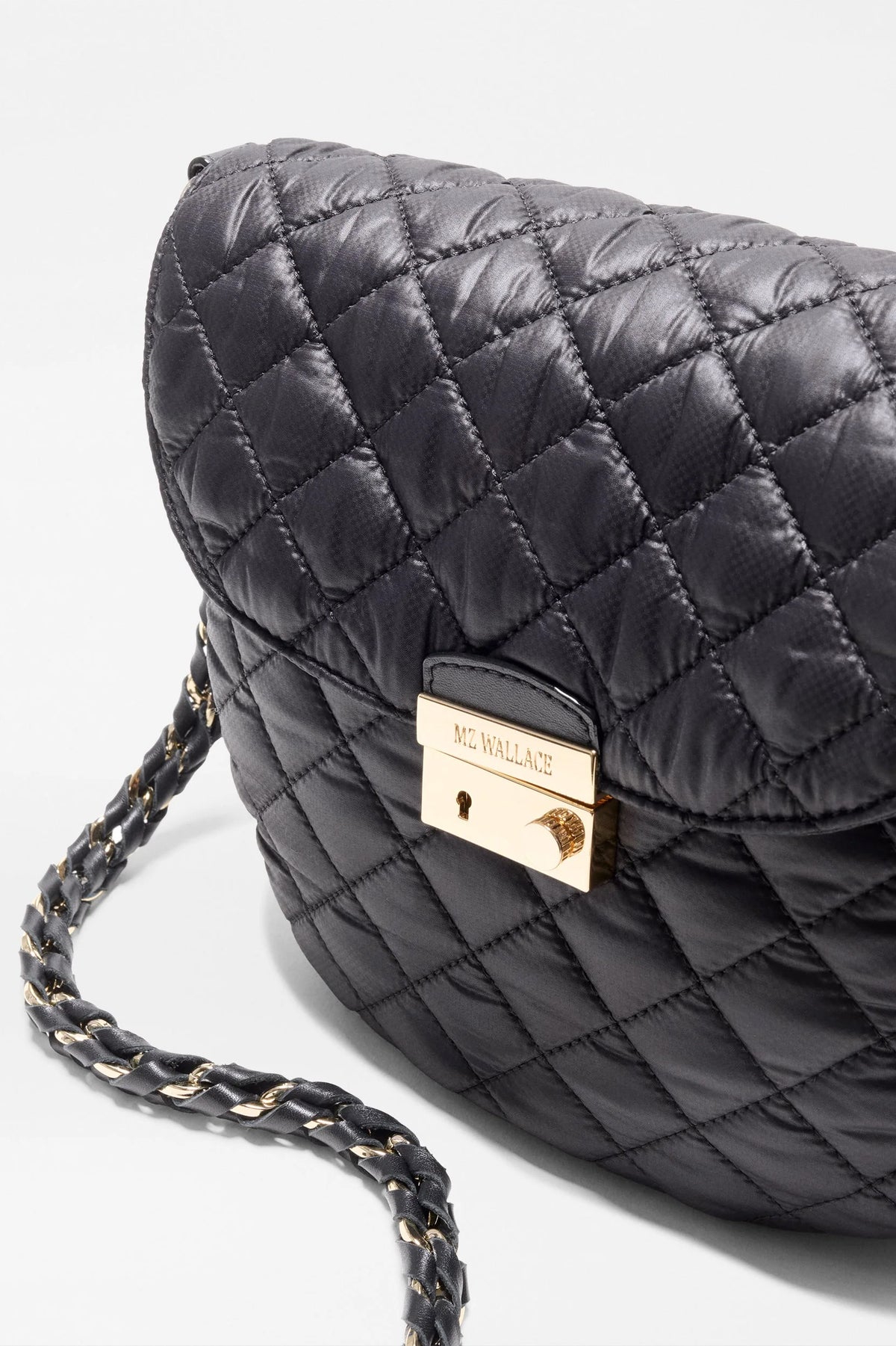 mz wallace black crosby lock saddle