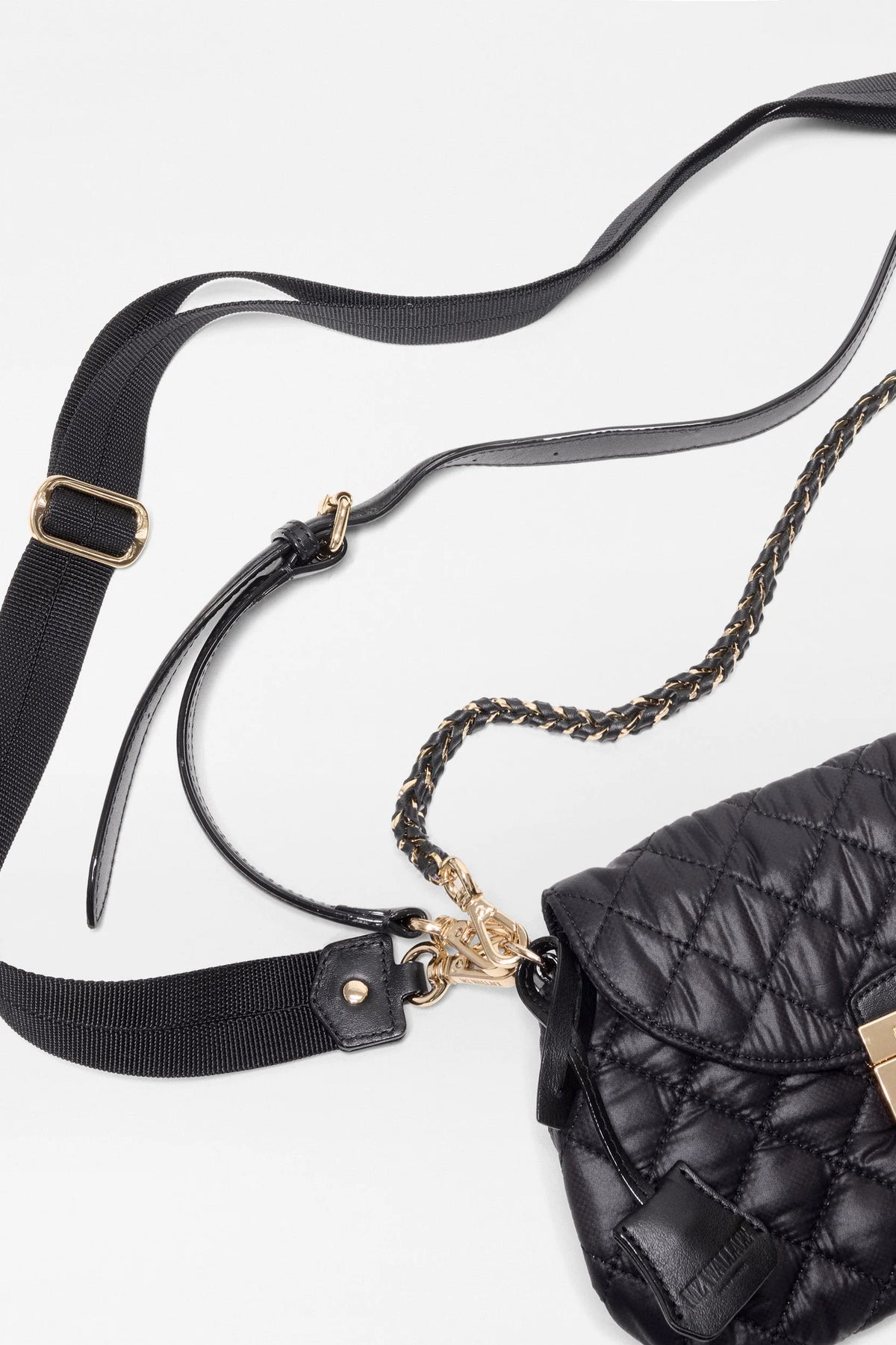 mz wallace black mini crosby lock shoulder