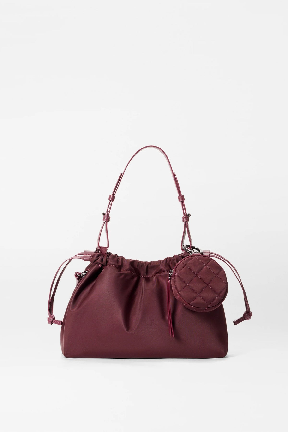 mz wallace bordeaux small waverly shoulder