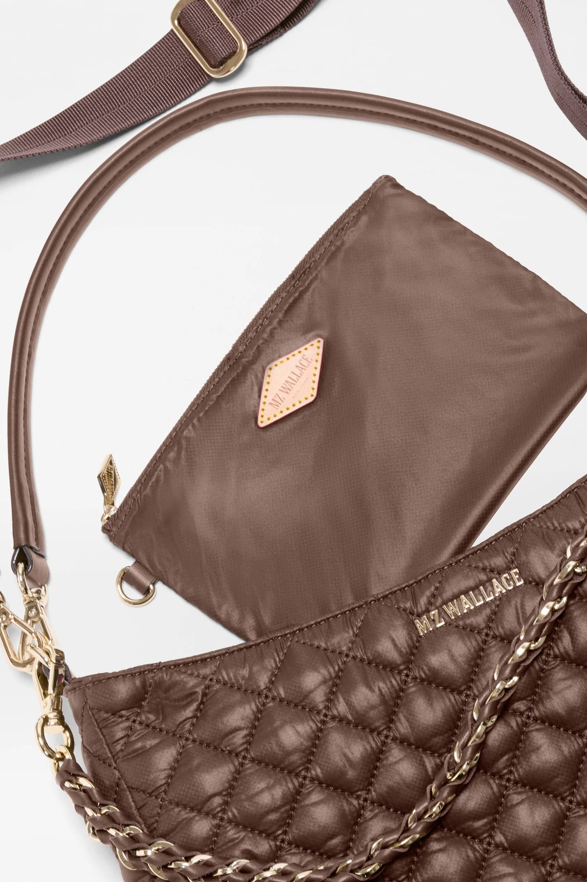 mz wallace walnut crosby hobo