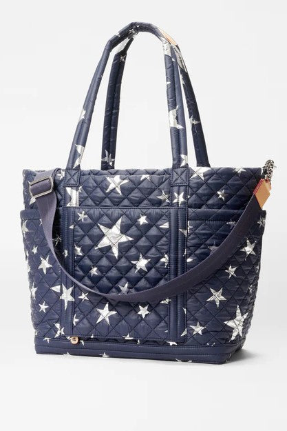 mz wallace dawn with large silver star large empire tote