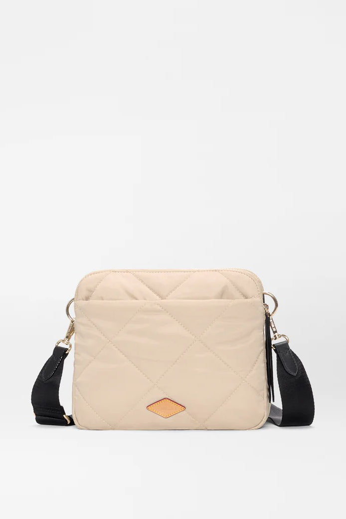 mz wallace buff/black madison crossbody