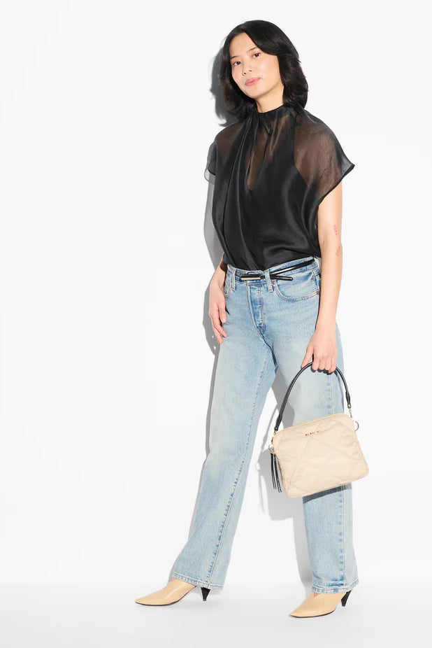 mz wallace buff/black madison crossbody