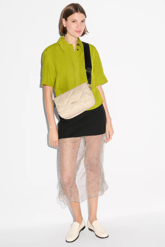 mz wallace buff/black madison flap crossbody