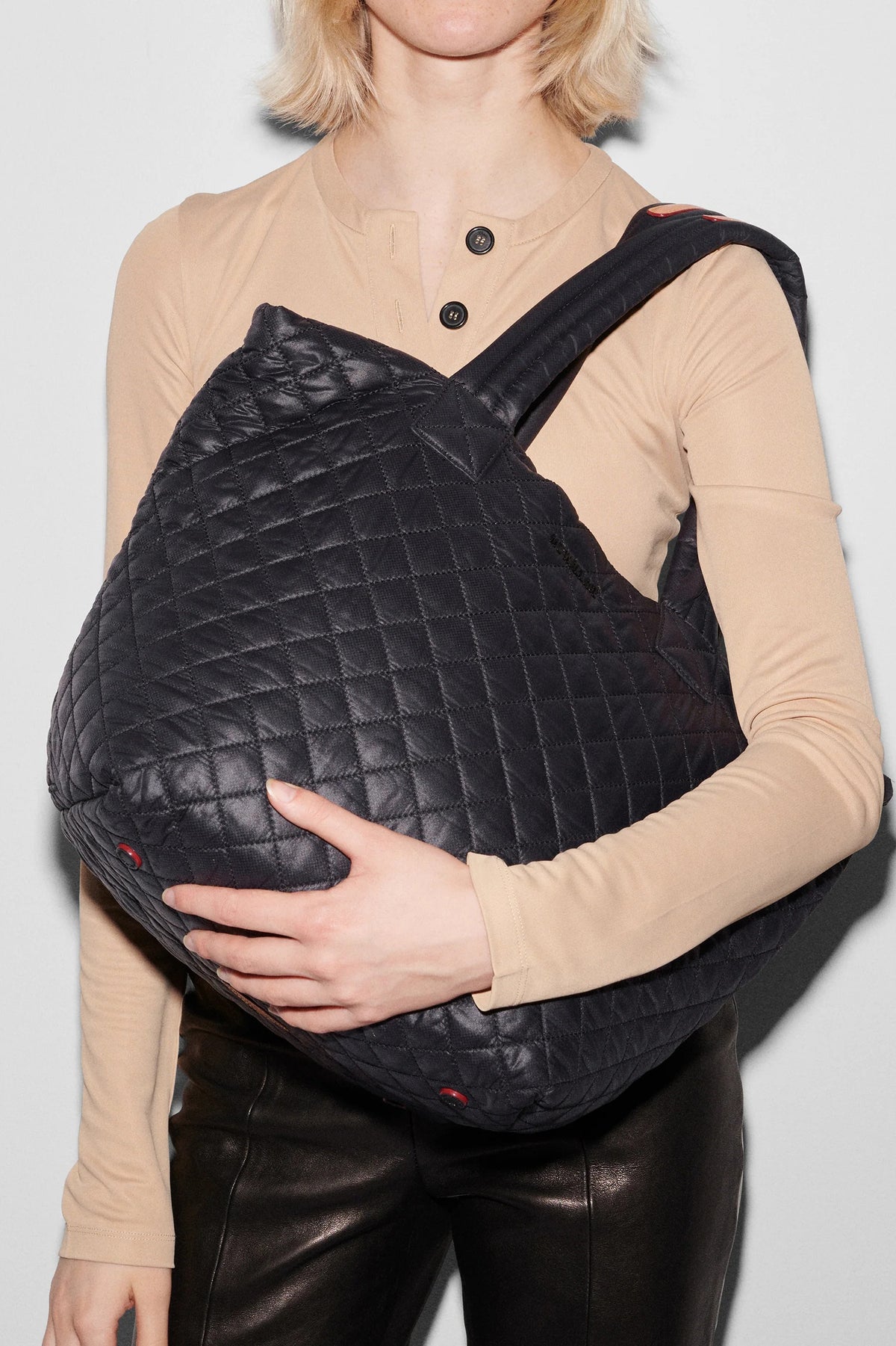 mz wallace black medium metro tote deluxe