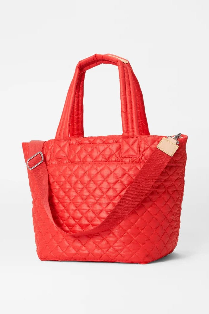 mz wallace bright cherry medium metro tote deluxe