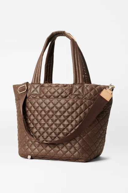 mz wallace walnut medium metro tote deluxe