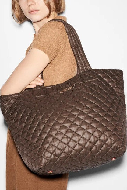 mz wallace walnut medium metro tote deluxe