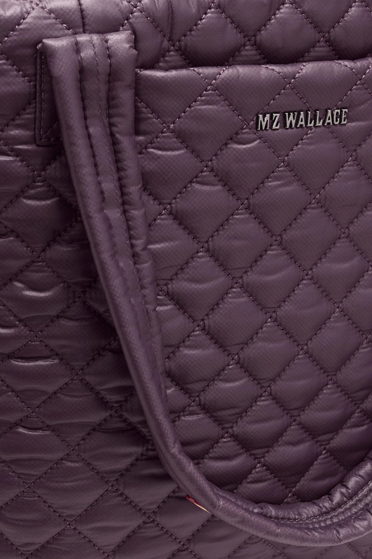 mz wallace raisin medium metro tote deluxe