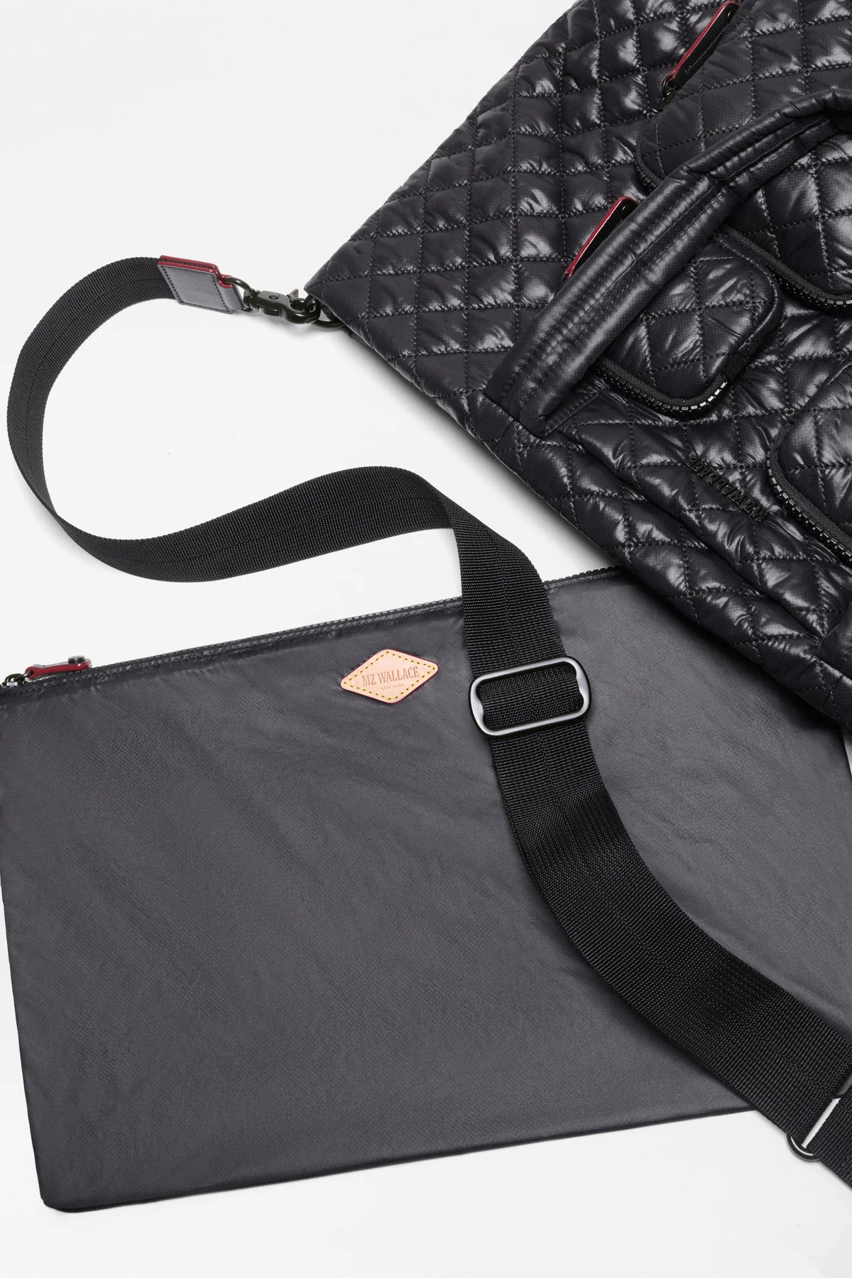 mz wallace black medium metro travel tote