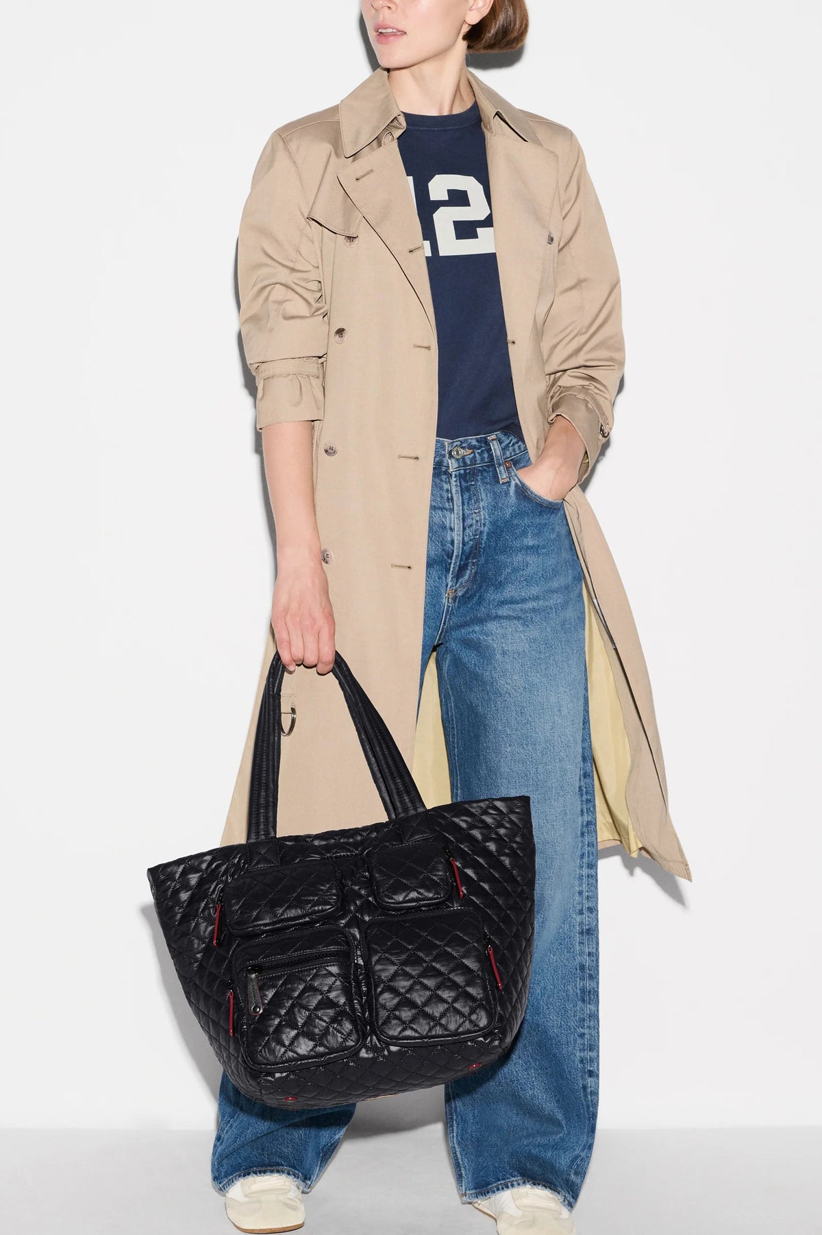 mz wallace black medium metro travel tote