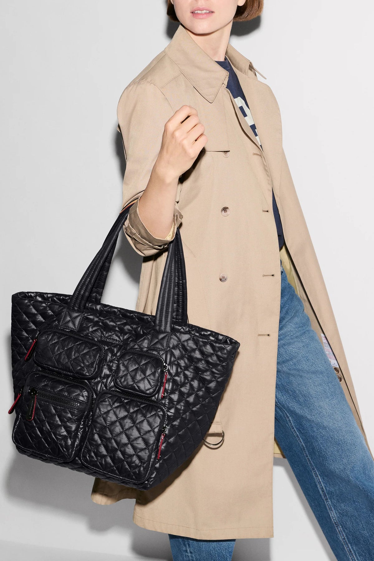 mz wallace black medium metro travel tote
