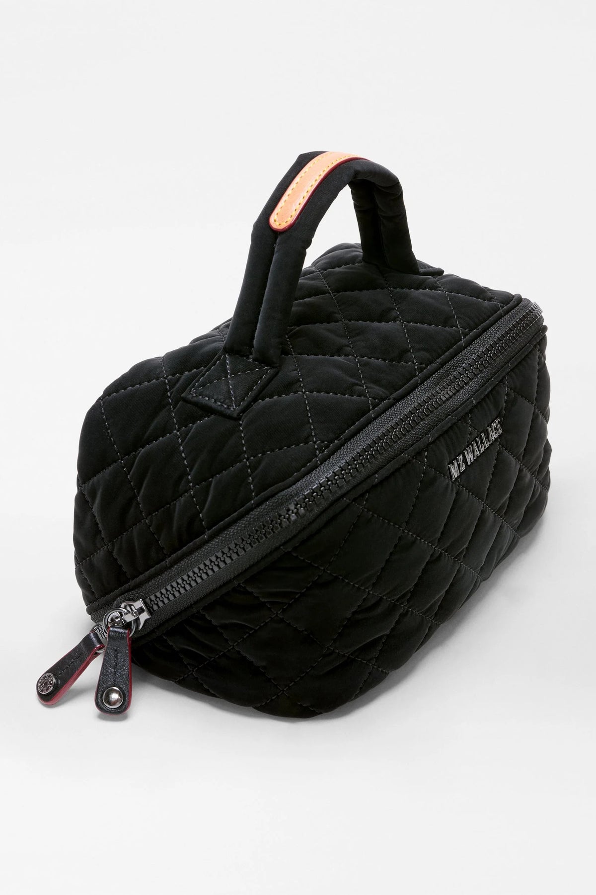 mz wallace black velvet metro accordion organizer