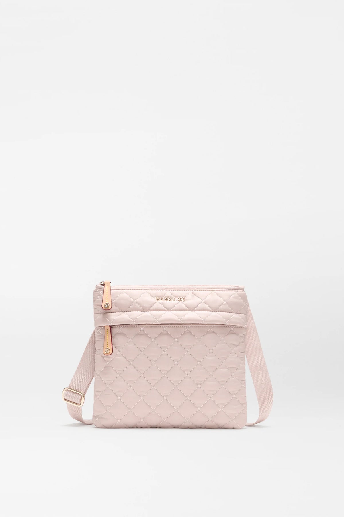 mz wallace city pink metro flat crossbody