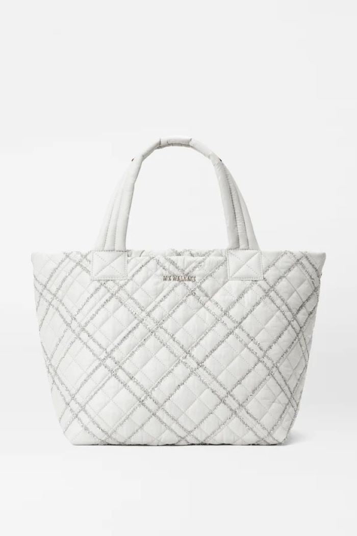 mz wallace frost tinsel small metro tote deluxe