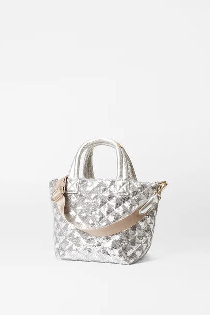 mz wallace ice multi sequin micro metro tote deluxe