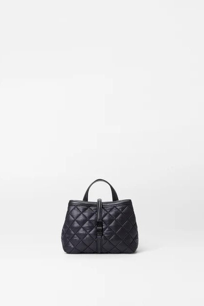 mz wallace black mini astor top handle