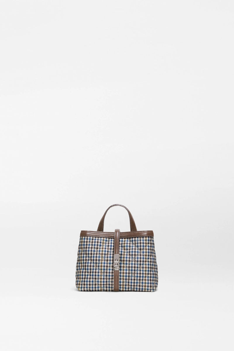 mz wallace heritage check mini astor top handle