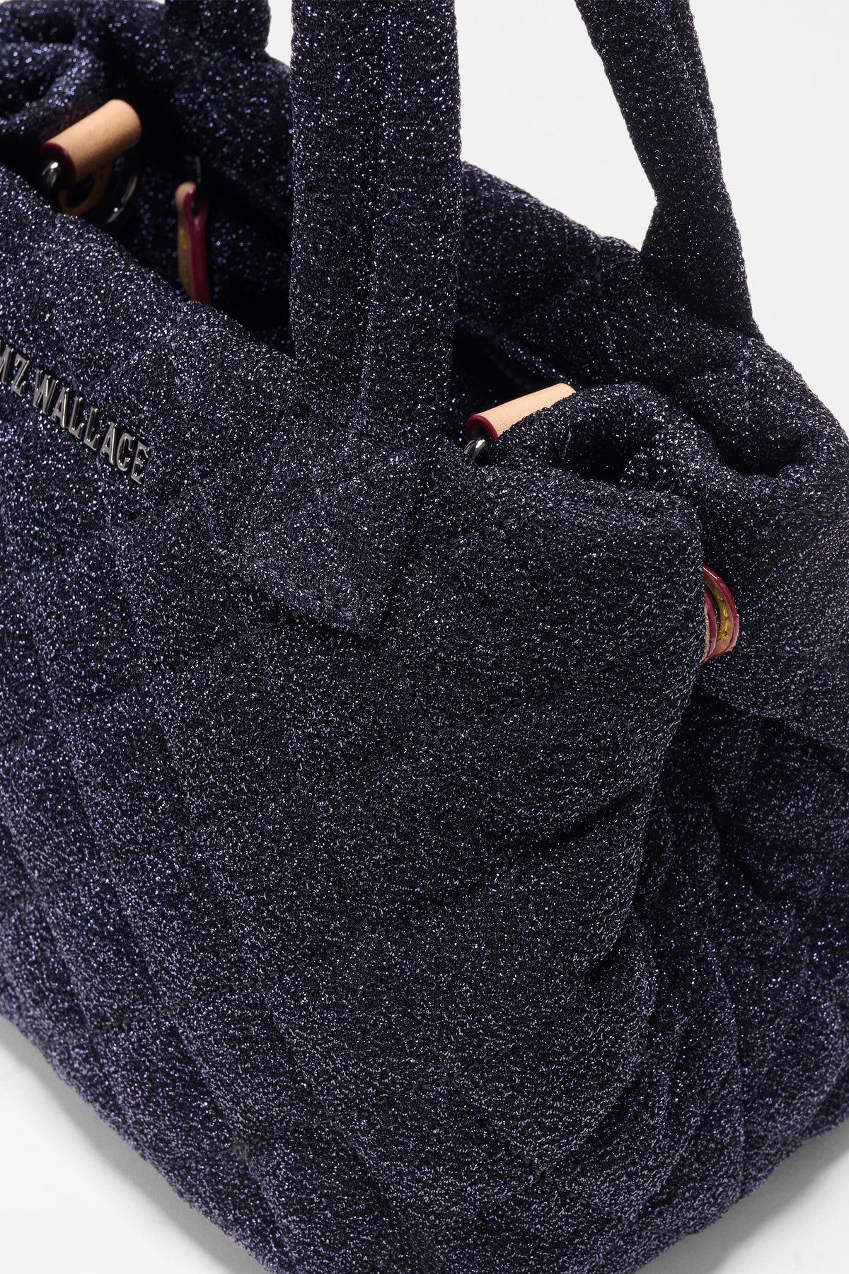 mz wallace midnight shimmer mini metro city tote