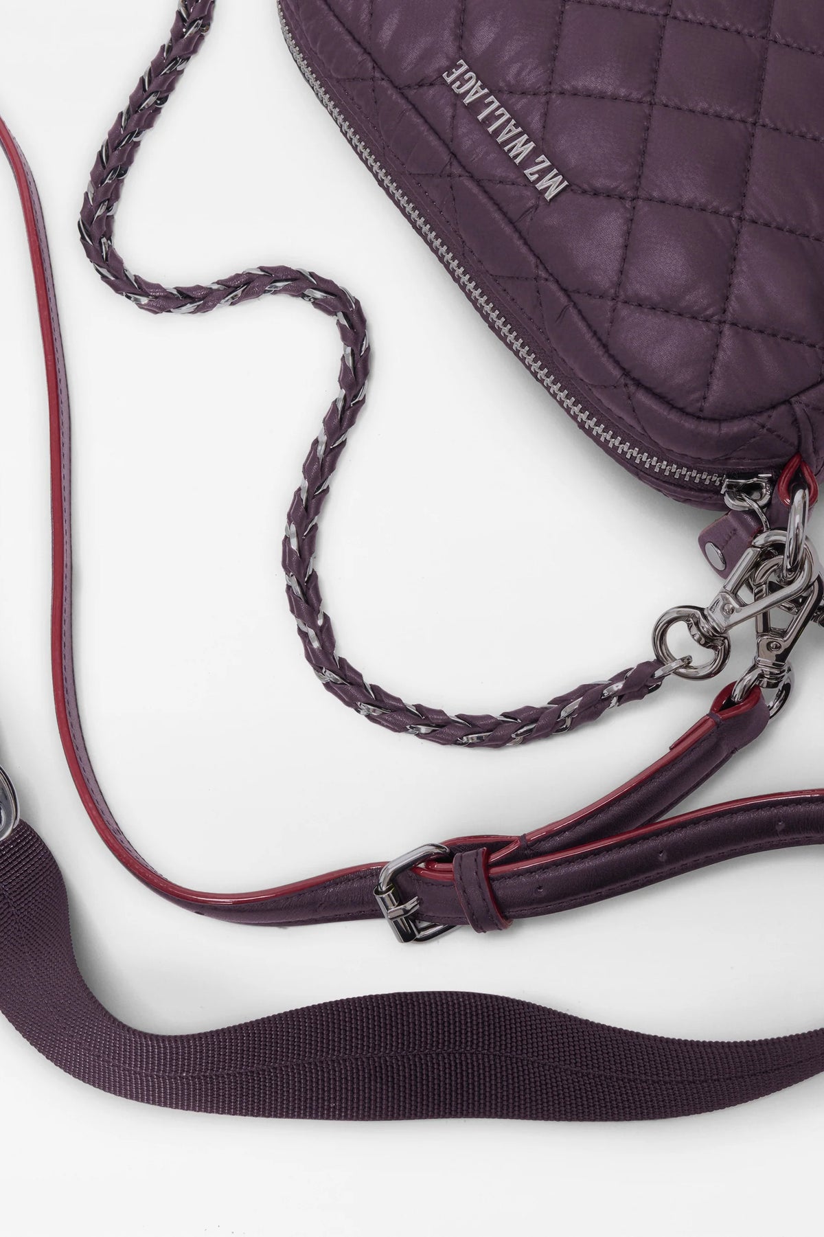 mz wallace raisin mini crosby crossbody