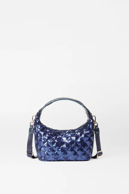 mz wallace sapphire sequin mini hobo