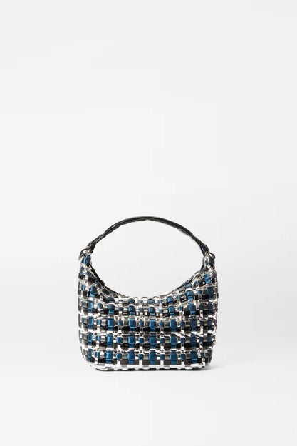 mz wallace midnight woven mini woven hobo