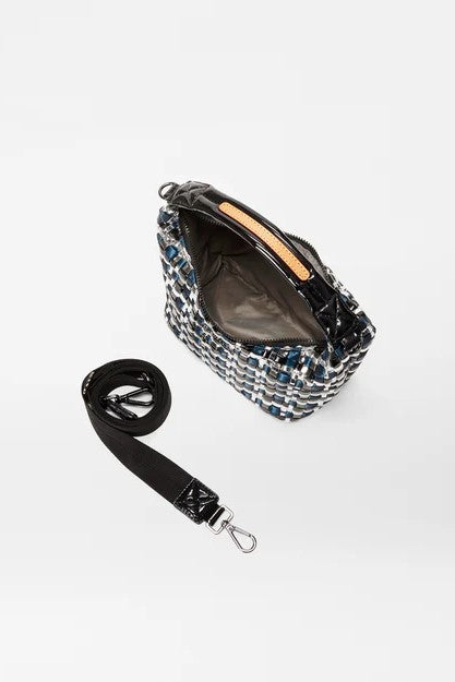 mz wallace midnight woven mini woven hobo