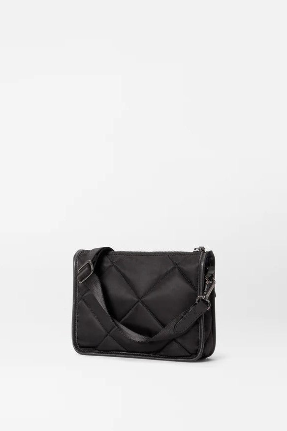 mz wallace black quilted madison convertible crossbody