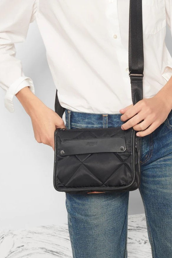mz wallace black quilted madison convertible crossbody