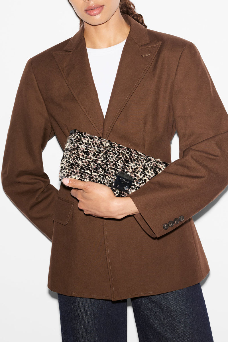 mz wallace sequin winter boucle crosby lock baguette
