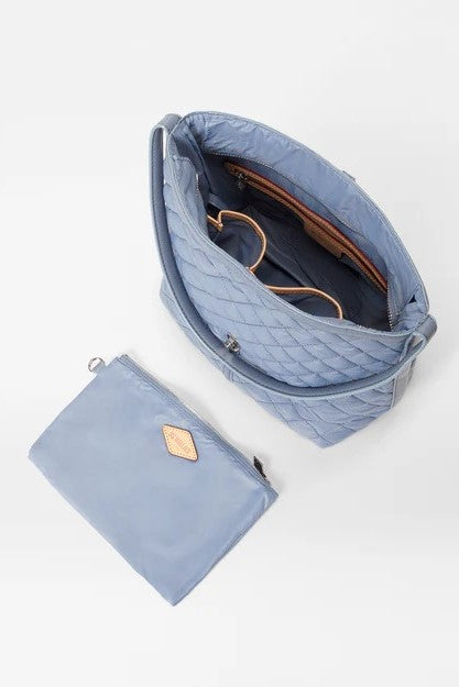 mz wallace stone blue small astor hobo