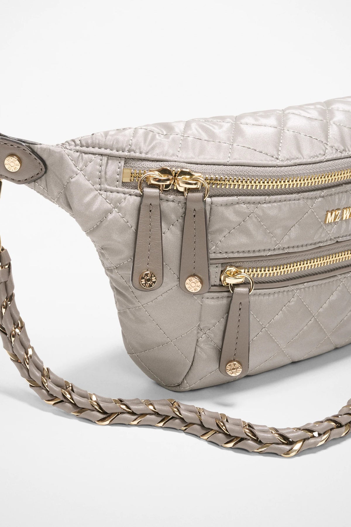 mz wallace sable pearl metallic small crosby crossbody sling