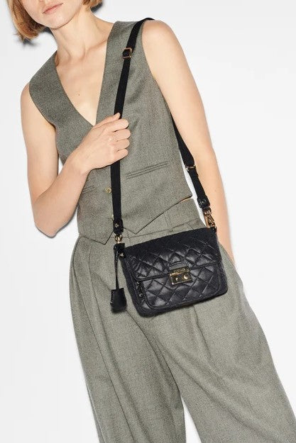 mz wallace black small crosby lock crossbody