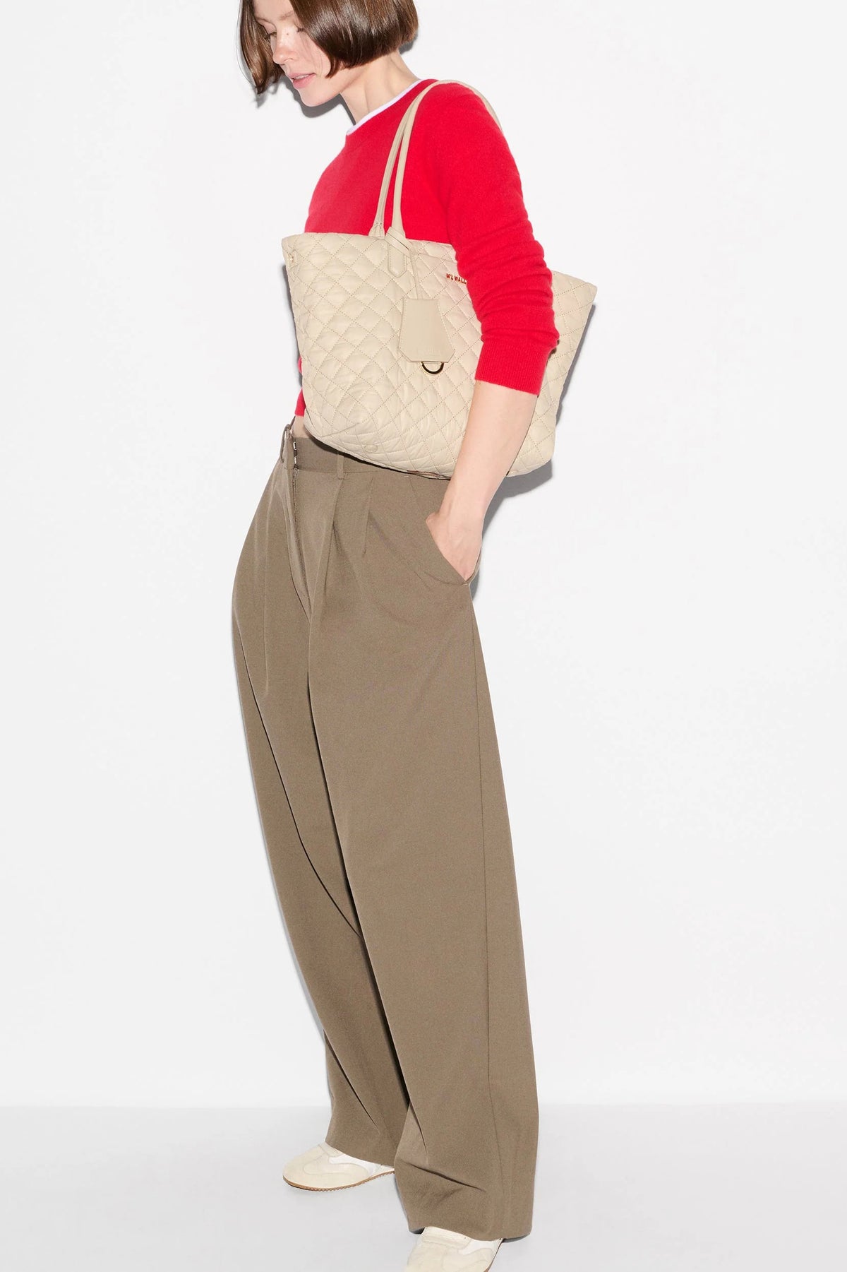 mz wallace sand small daily tote