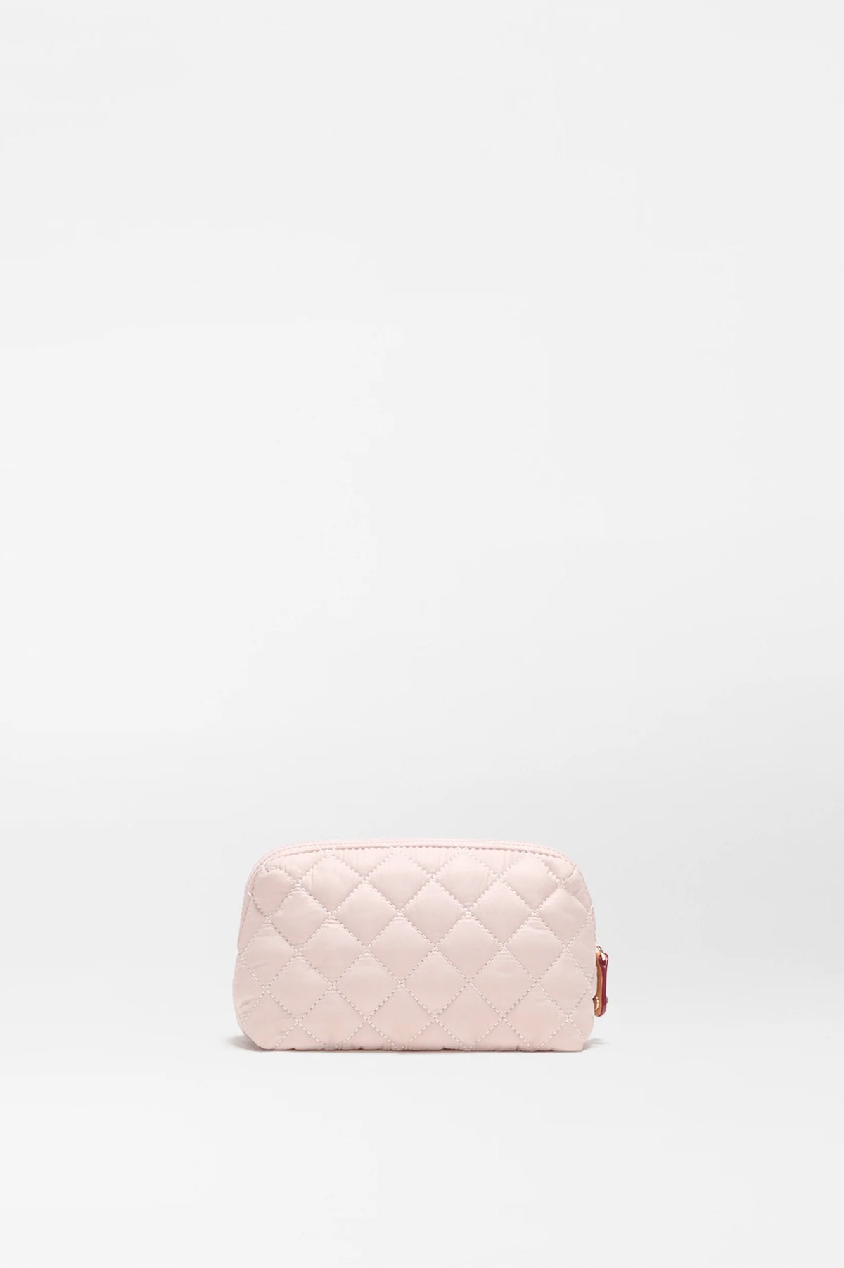 mz wallace city pink small double zip cosmetic